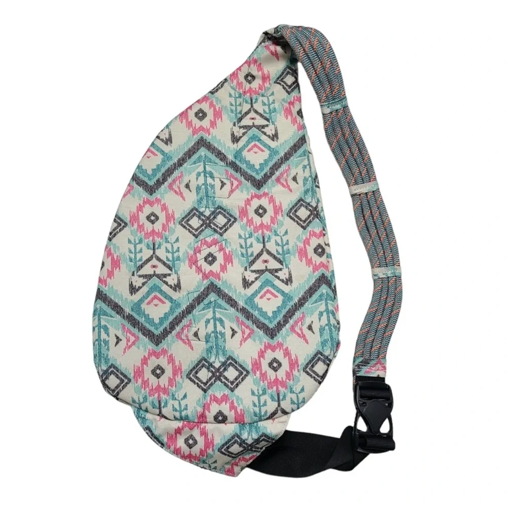 Kavu Rope Bag Sling Pack Backpack Pixie Island Ikat. Like new. - Picture 4 of 4